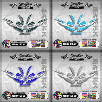 AEROX 155 V2 DECALS ( 2024 THAI NVX )【WITH FREEBIES】