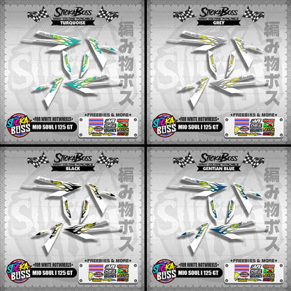 MIO SOUL I 125 GT DECALS ( FOR WHITE HOTWHEELS )【WITH FREEBIES】