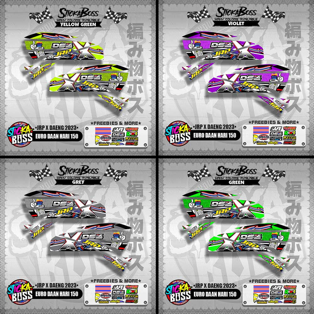 EURO DAAN HARI 150 DECALS ( JRP X DAENG 2023 )【WITH FREEBIES】