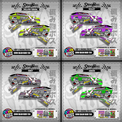 EURO DAAN HARI 150 DECALS ( JRP X DAENG 2023 )【WITH FREEBIES】