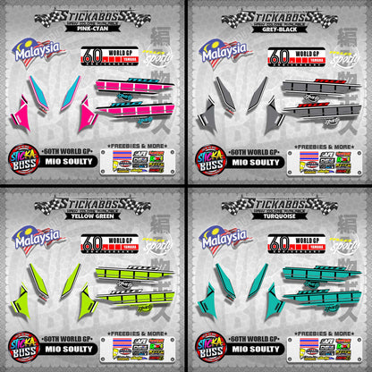 MIO SOULTY MALAYSIAN DECALS ( 60TH WORLD GP )【WITH FREEBIES】