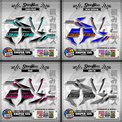 SNIPER 135 DECALS ( 2021 FOUR KINGS )【WITH FREEBIES】
