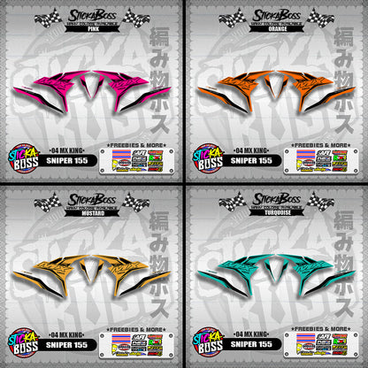 SNIPER 155 DECALS ( 04 MX KING )【WITH FREEBIES】