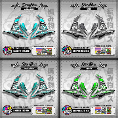 SNIPER 135 MX DECALS ( JUPITER 2013 )【WITH FREEBIES】
