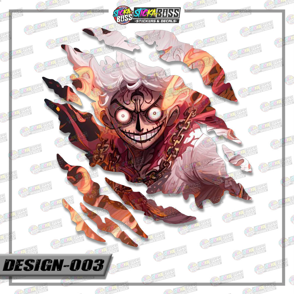 ONE PIECE PART 1 | ANIME SCRATCH STICKER【VINYL PRINTED】( LAMINATED / WATERPROOF )【Stickaboss】