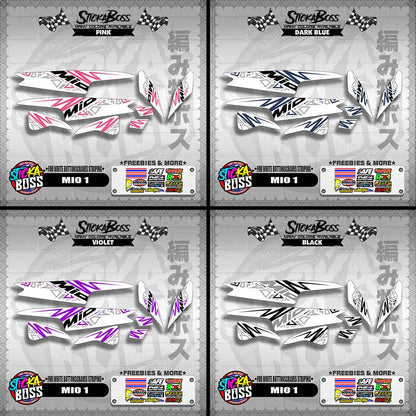 MIO 1 DECALS ( FOR WHITE BUTTONSCRAVES STRIPING )【WITH FREEBIES】