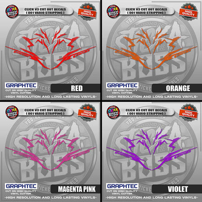 CLICK V3 CUT OUT DECALS ( 2025 VARIO STRIPPING 001 ) | VINYL WATERPROOF CUT-OUT STICKER DECALS