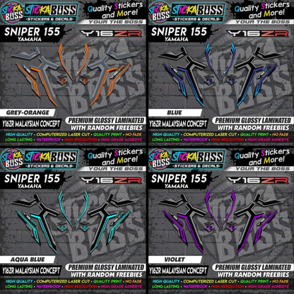 SNIPER 155 STOCK DECALS 【 Y16ZR MALAYSIAN CONCEPT 】