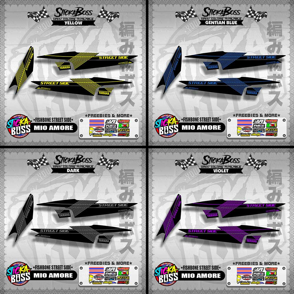 MIO AMORE DECALS ( FISHBONE STREET SIDE )【WITH FREEBIES】