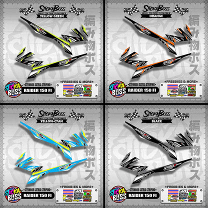 RAIDER 150 FI DECALS ( STFIM008 SATRIA STRIPING )【WITH FREEBIES】