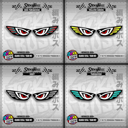 CLICK 125i / 150i V2 (WINKER 009) TRANSPARENT【WITH FREEBIES】