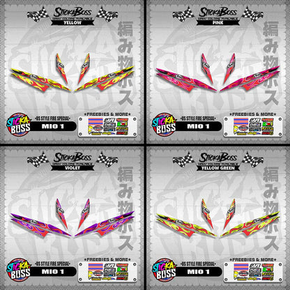 MIO 1 DECALS ( US STYLE FIRE SPECIAL )【WITH FREEBIES】