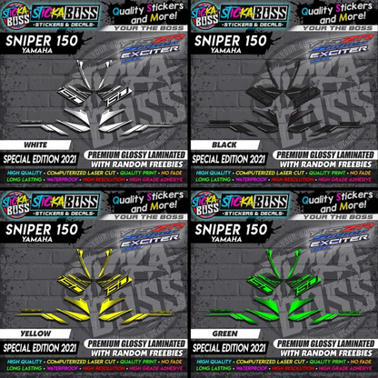 SNIPER 150 Stock Decals ( Special Edition 2021 ) [ MALAYSIAN CONCEPT / EXCITER 150 / Y15ZR ]
