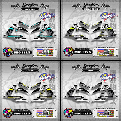 MIO I 125 MALAYSIAN DECALS ( NEW SOLARIZ 2024 )【WITH FREEBIES】