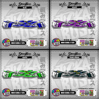 MIO SOUL I 125 DECALS ( EGO S )【WITH FREEBIES】