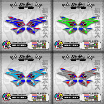 MIO I 125 M3 DECALS ( SOLARIZ MOTIFF88 )【WITH FREEBIES】