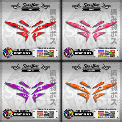 BEAT FI V2 DECALS ( TRC CONCEPT )【WITH FREEBIES】