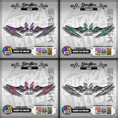RAIDER 150 2ND GEN DECALS ( TRIBAL R150 )【WITH FREEBIES】