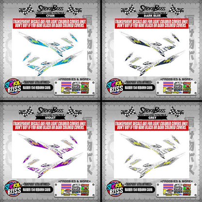 RAIDER 150 REBORN CARB DECALS ( TRANSPARENT SATRIA HOTWHEELS )【WITH FREEBIES】