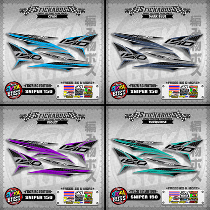 SNIPER 150 STICKER DECALS ( Y15ZR RC EDITION )【WITH FREEBIES】