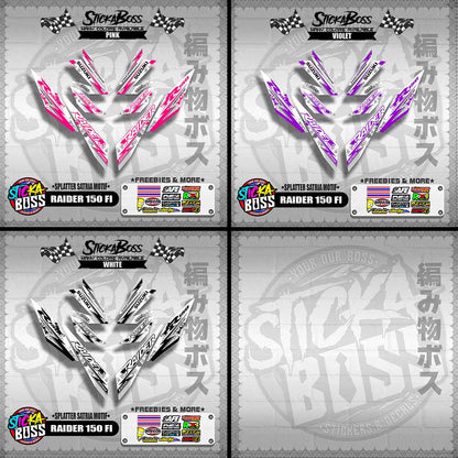 RAIDER 150 FI DECALS ( SPLATTER SATRIA MOTIF )【WITH FREEBIES】