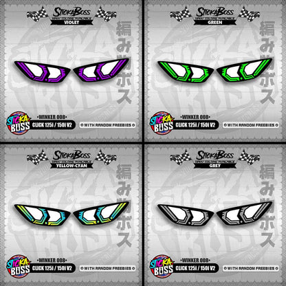 CLICK 125i / 150i V2 (WINKER 008) TRANSPARENT【WITH FREEBIES】