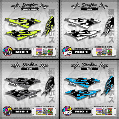 MIO 1 DECALS ( HOT FIRE RAPIDO )【WITH FREEBIES】