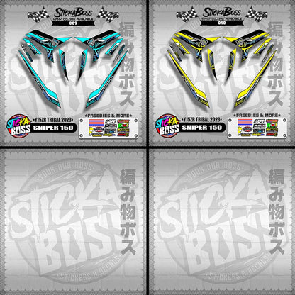 SNIPER 150 DECALS ( Y15ZR TRIBAL 2023 )【WITH FREEBIES】