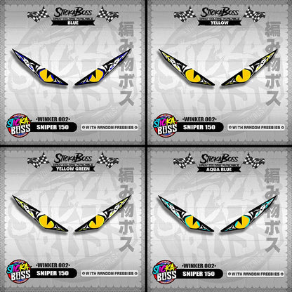 SNIPER 150 (WINKER 002) TRANSPARENT【WITH FREEBIES】