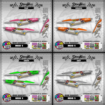 MIO 1 INDO DECALS ( BOM RANGSIT )【WITH FREEBIES】