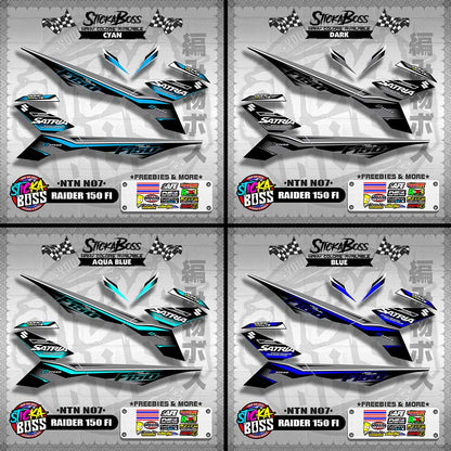 RAIDER 150 FI DECALS ( NTN N07 )【WITH FREEBIES】