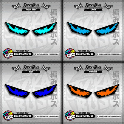 NMAX 155 V1 / V2 (WINKER 002) TRANSPARENT【WITH FREEBIES】