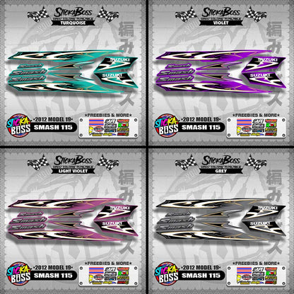 SMASH 115 DECALS ( 2012 MODEL 19 )【WITH FREEBIES】