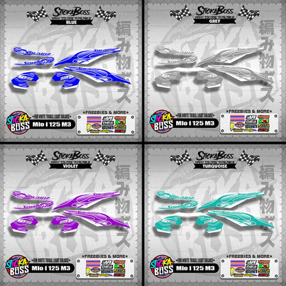 MIO I 125 M3 DECALS ( FOR WHITE TRIBAL LIGHT SOLARIZ )【WITH FREEBIES】