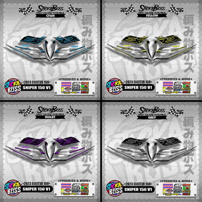 SNIPER 150 V1 VIETNAM DECALS ( 2023 EXCITER 150 )【WITH FREEBIES】