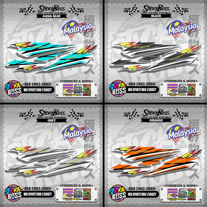 MIO SPORTY / MIO 1 / SOULTY DECALS ( EGO 2002-2003 )【WITH FREEBIES】