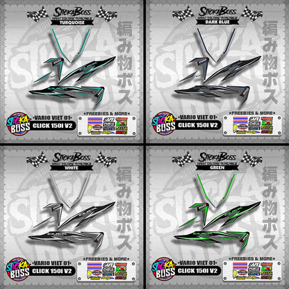 CLICK 150i V2 DECALS ( VARIO VIET 01 )【WITH FREEBIES】