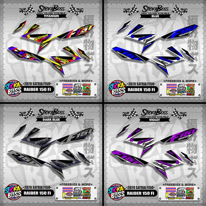 RAIDER 150 Fi DECALS ( 2020 SATRIA F150 )【WITH FREEBIES】
