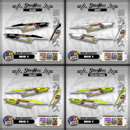 MIO 1 INDO DECALS ( BOM RANGSIT )【WITH FREEBIES】