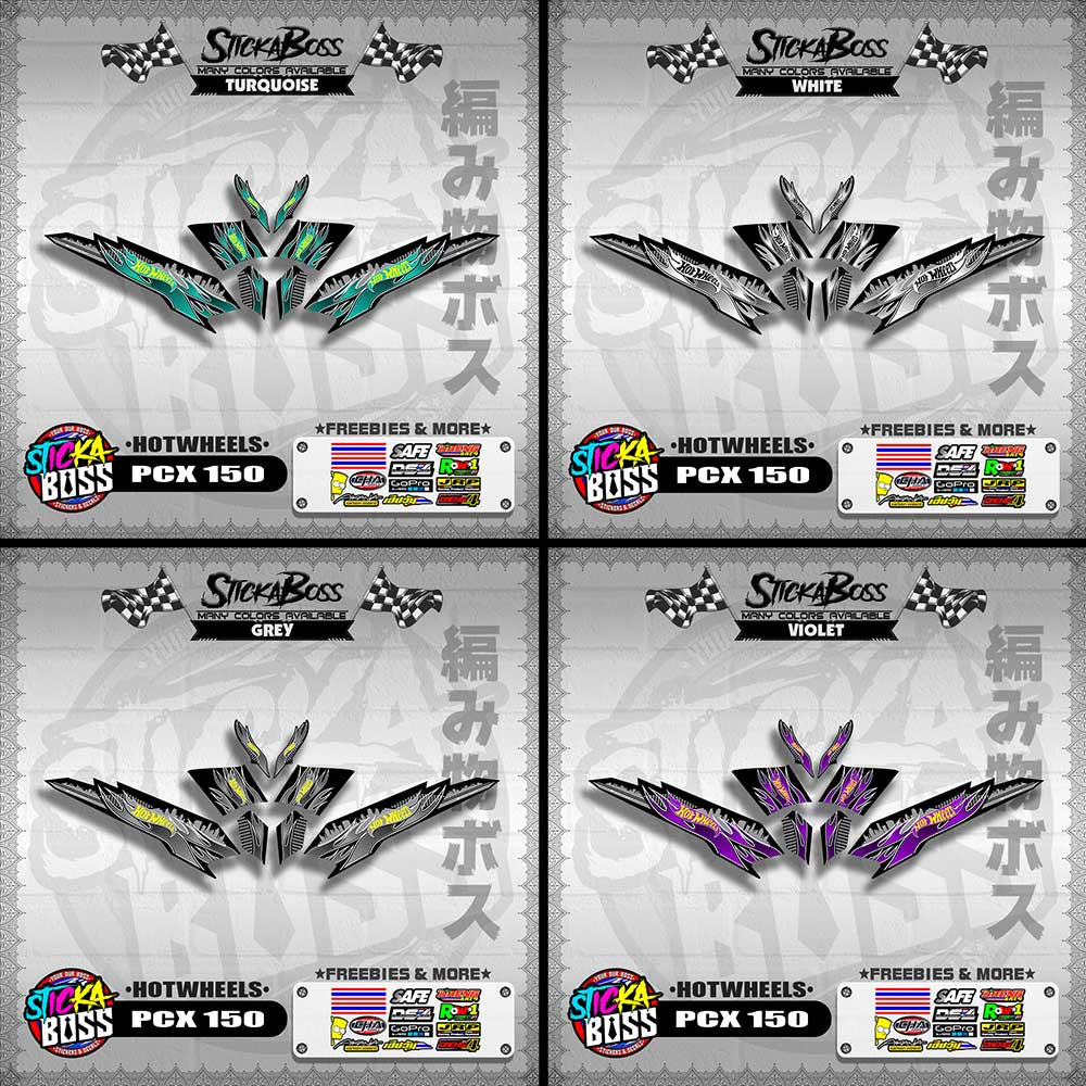PCX 150 DECALS ( HOTWHEELS )【WITH FREEBIES】