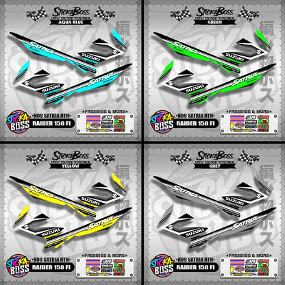 RAIDER 150 FI DECALS ( N09 SATRIA NTN )【WITH FREEBIES】