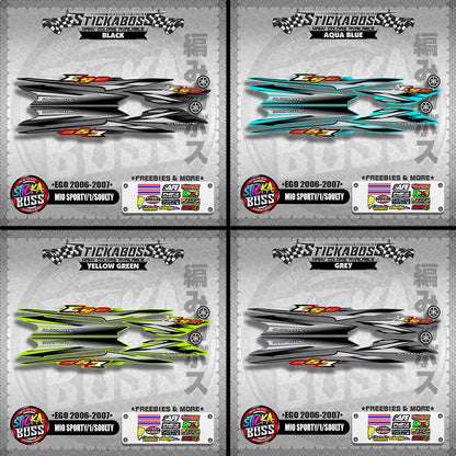 MIO SPORTY / MIO 1 / SOULTY DECALS ( EGO 2006 - 2007 )【WITH FREEBIES】