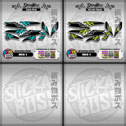MIO 1 DECALS ( BUTTONSCRAVES STRIPING )【WITH FREEBIES】
