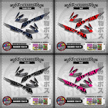RAIDER 150 FI DECALS ( MOTOGP RACING DESIGN )【WITH FREEBIES】