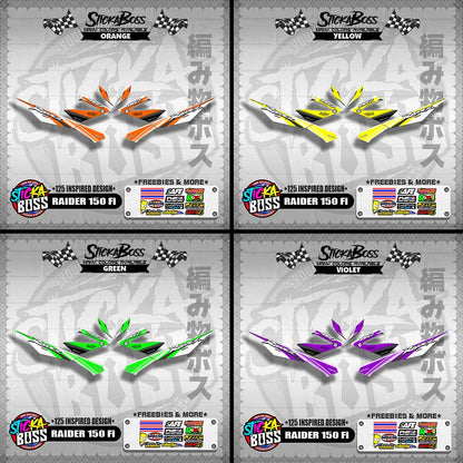 RAIDER 150 Fi DECALS ( 125 INSPIRED DESIGN )【WITH FREEBIES】