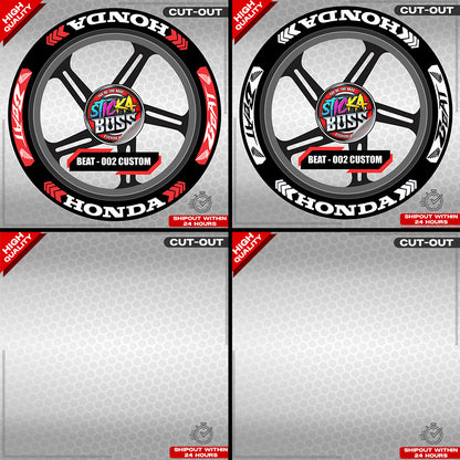 BEAT MAG STICKER SET ( 2 MAGS ) - 002 CUSTOM | VINYL WATERPROOF CUT-OUT DECALS