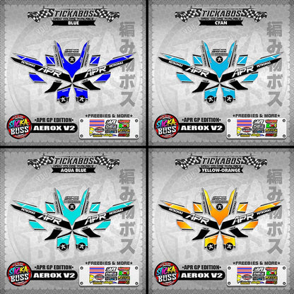 AEROX V2 STICKER DECALS ( APR GP EDITION )【WITH FREEBIES】