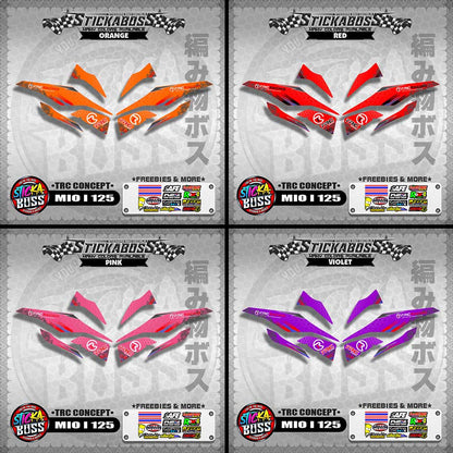 MIO I 125 STICKER DECALS ( TRC CONCEPT )【WITH FREEBIES】