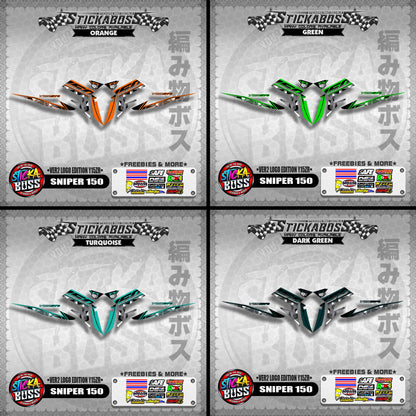 SNIPER 150 DECALS ( VER2 LOGO EDITION Y15ZR )【WITH FREEBIES】MALAYSIAN CONCEPT/ EXCITER 150