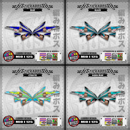MIO I 125 STICKER DECALS ( LABUBU DESIGN )【WITH FREEBIES】